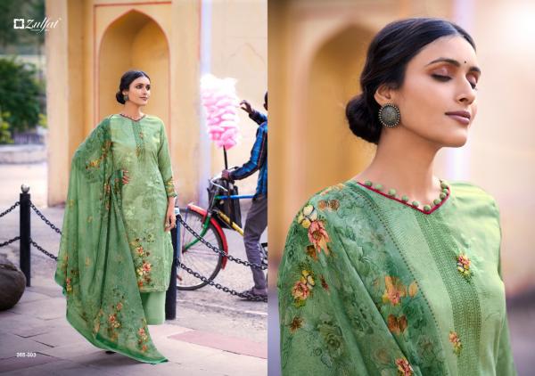 Zulfat Numaish Designer Cotton Embroidery Dress Materials